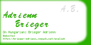 adrienn brieger business card